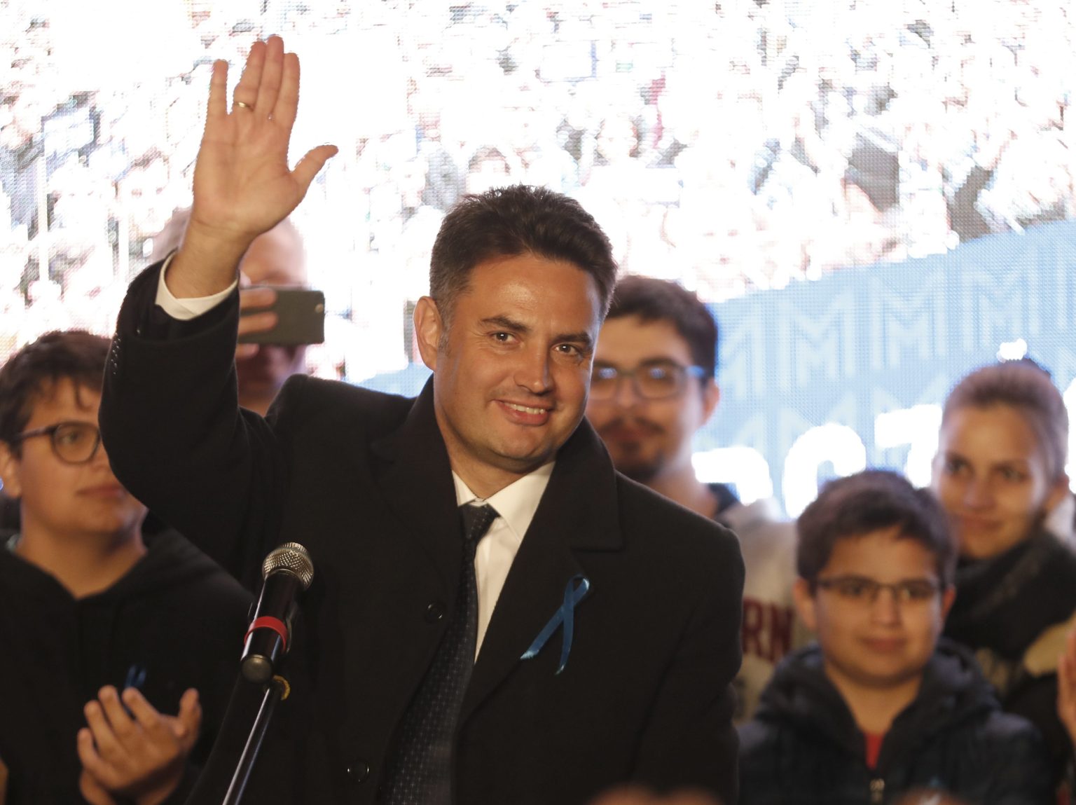 Péter Márki-Zay, maďarský opozičný kandidát na premiéra.
Foto: TASR/AP