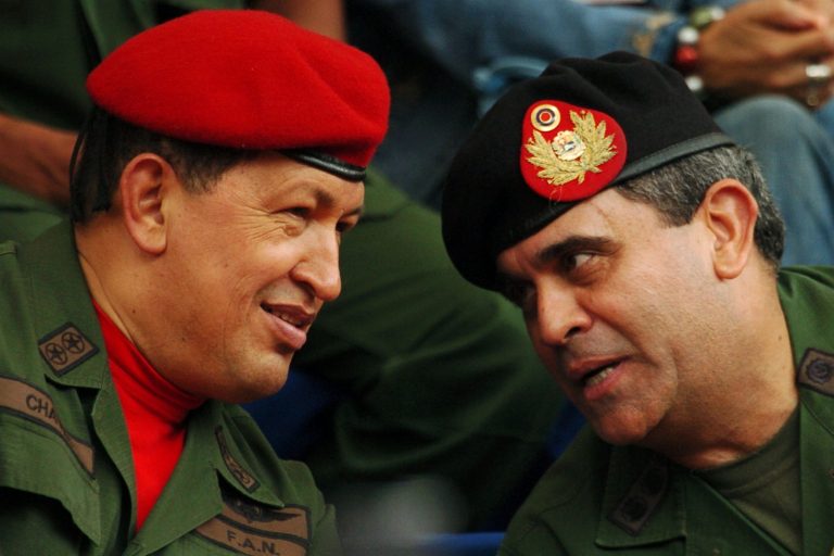 Prezident Hugo Chávez vľavo. Foto: TASR/AP