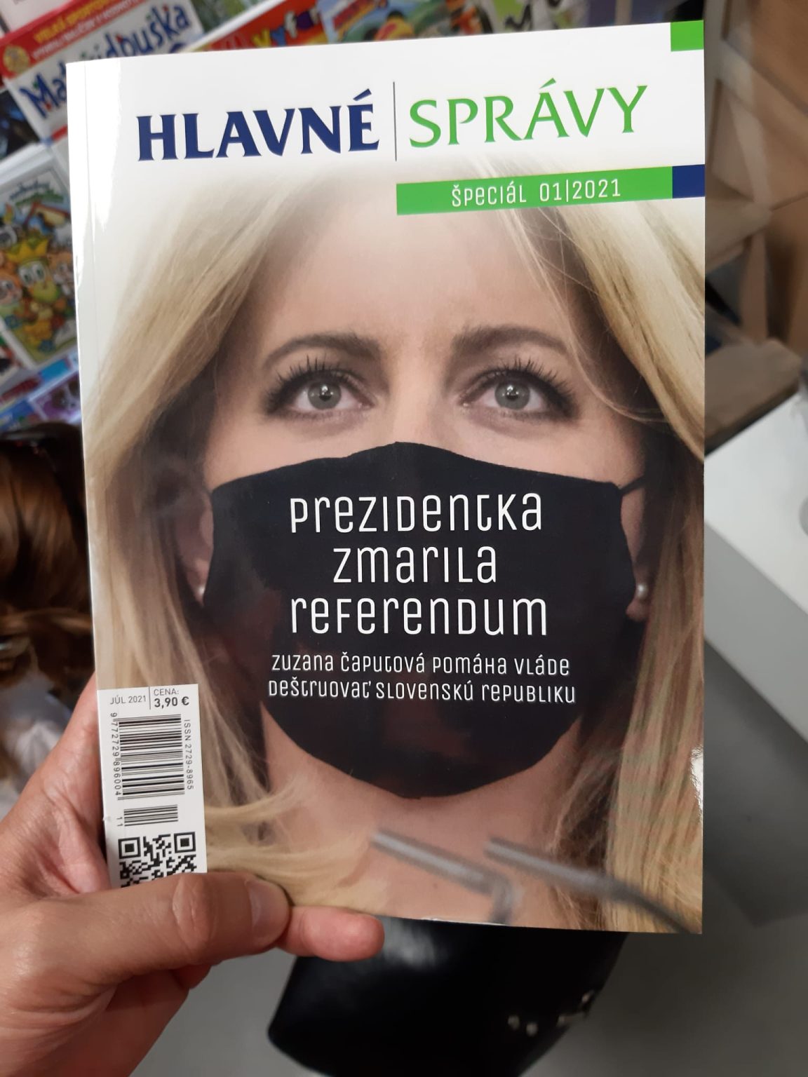 Špeciálne tlačené vydanie Hlavných správ. Foto: Peter Števkov