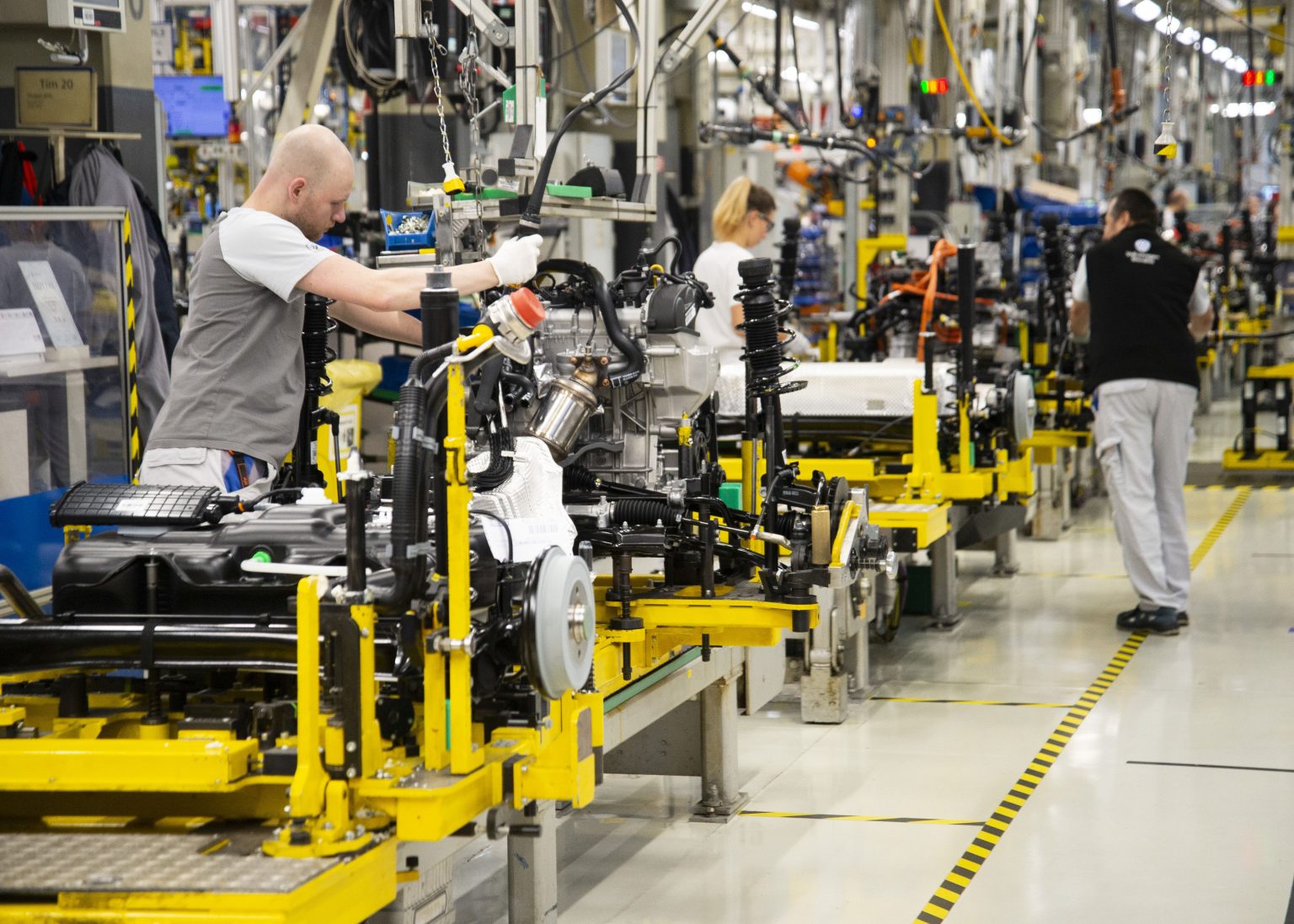 Automobilka Volkswagen Slovakia.
Foto: Jakub Kotian/TASR
