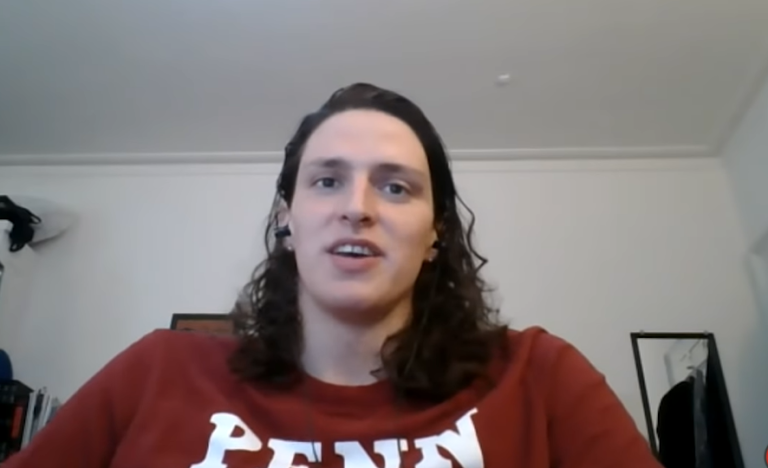 Lia Thomas. Foto: reprofoto/YouTube