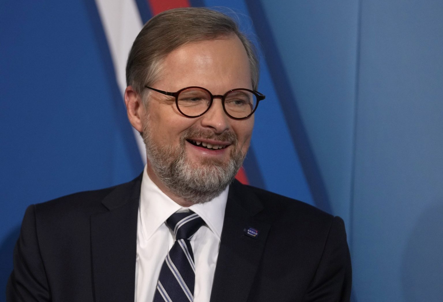 Predseda českej vlády Petr Fiala. Foto: TASR/AP