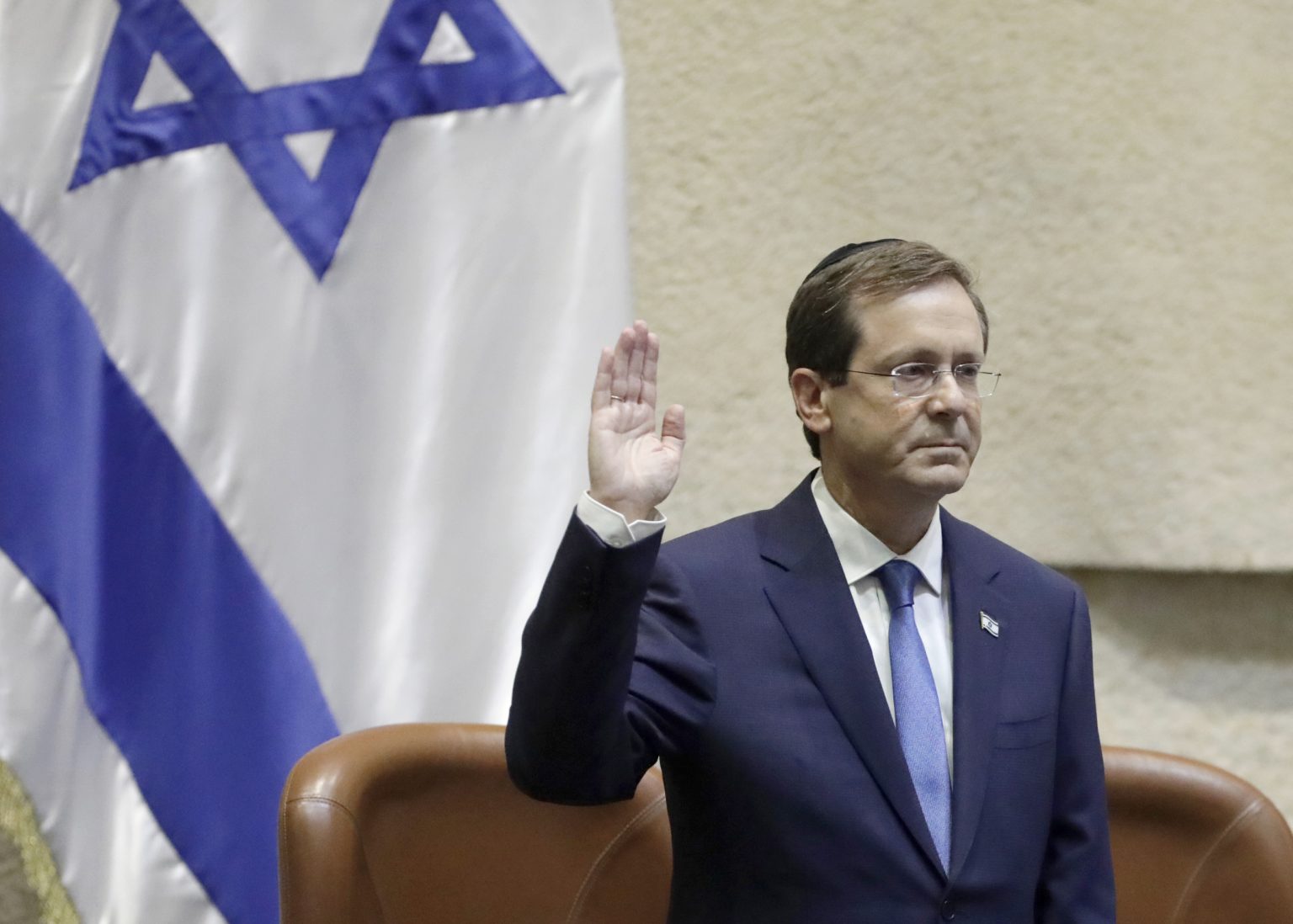 Izraelský prezident Jicchak Herzog. Foto: TASR/AP