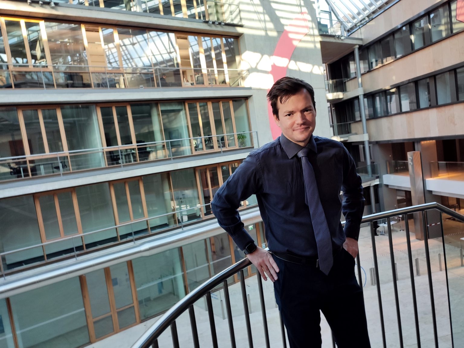 Ján Žilinský na svojom pracovisku na Technickej univerzite v Mníchove. Foto - archív Jána Žilinského