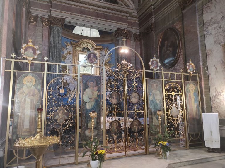 Kostol svätých Sergeja a Bakcha v Ríme. Foto: autor