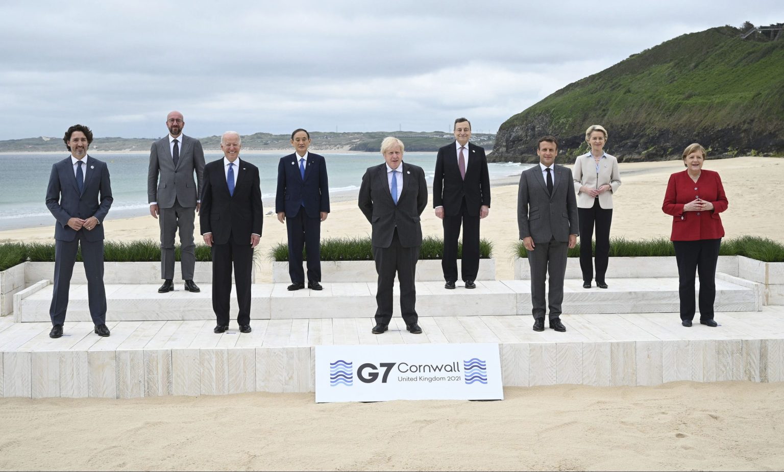 Summit lídrov priemyselne najvyspelejších krajín zo skupiny G7 v britskom Cornwalle 11.- 13. júna 2021. Foto: TASR/AP