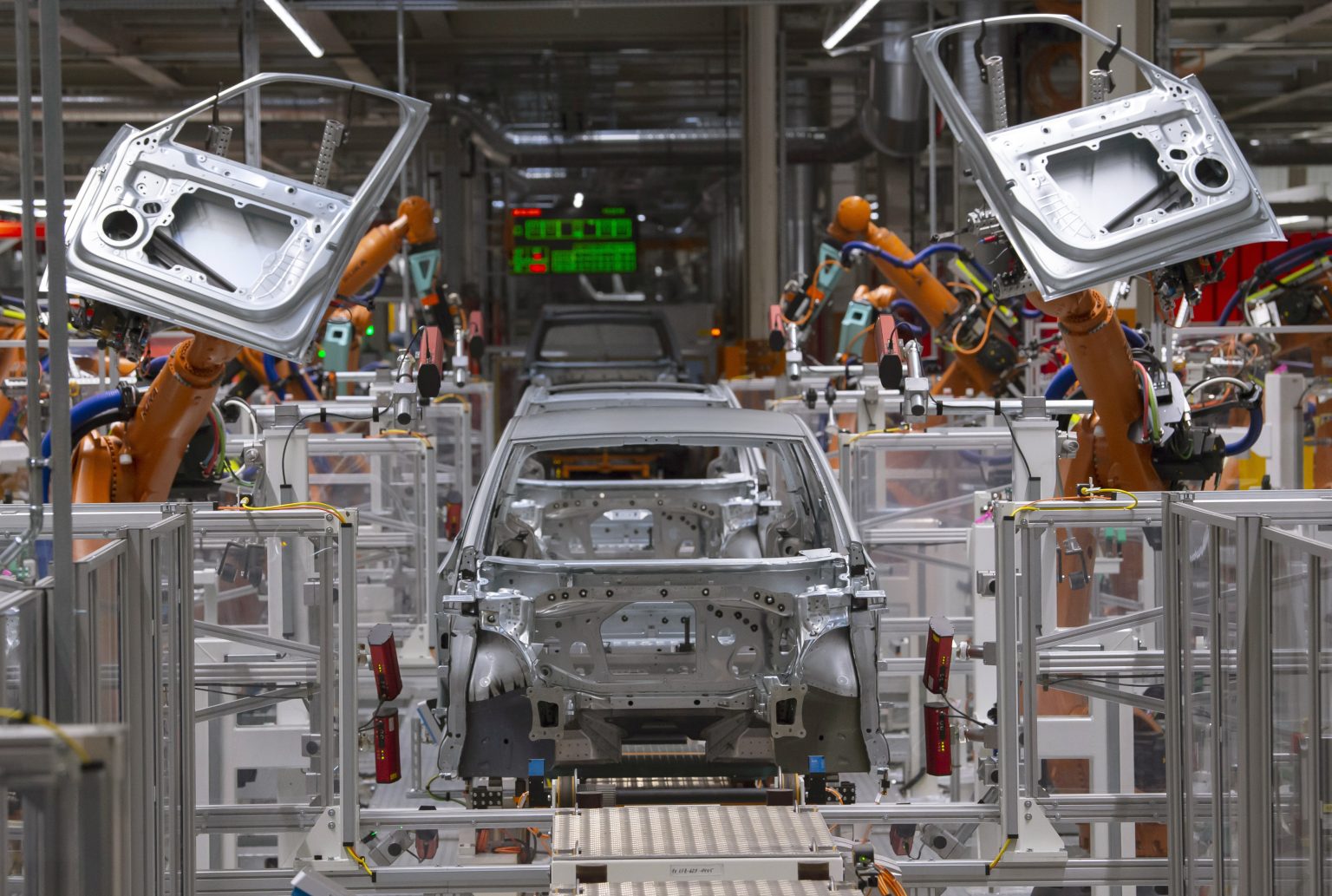 Ilustračný obrázok, výroba elektromobilu Volkswagen ID.3. Foto: TASR/AP