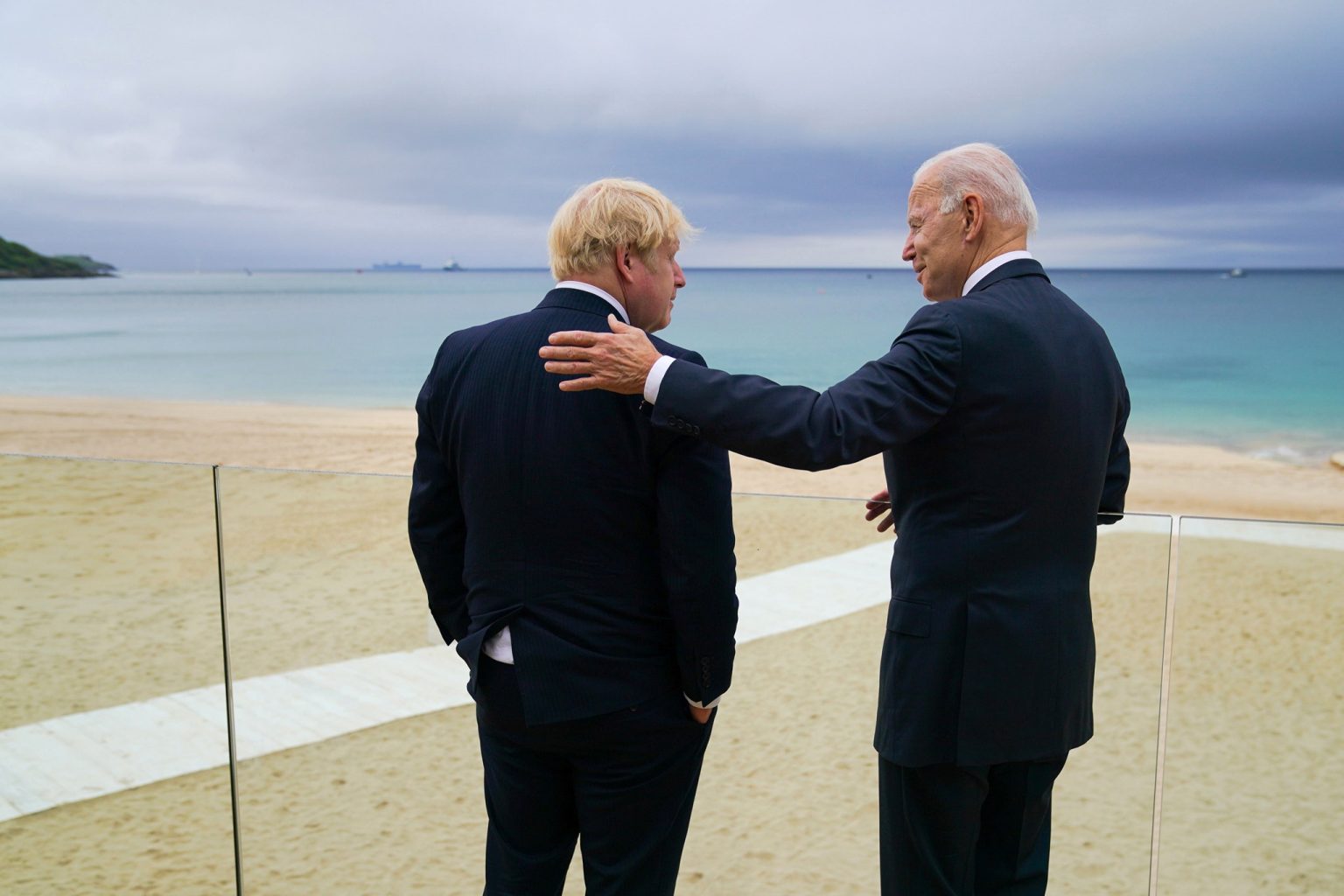 Prezident Biden a premiér Johnson. Foto: President Biden/FB