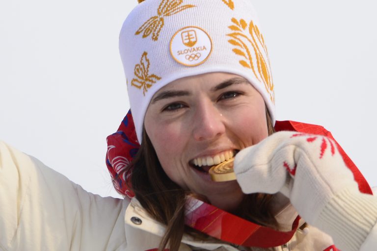 Zlatá Petra Vlhová. Foto: TASR/Martin Baumann