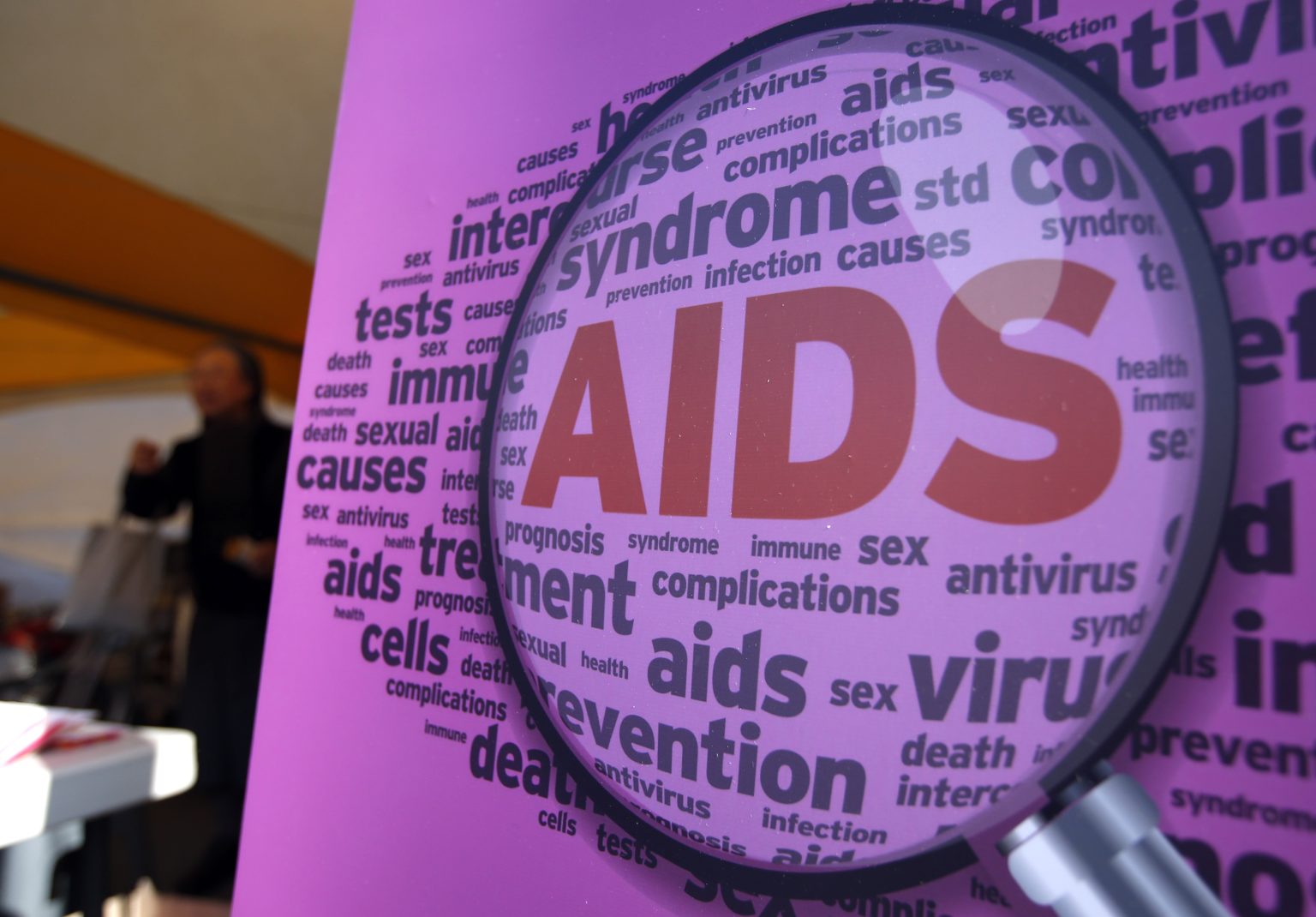 HIV/AIDS. Ilustračné foto: TASR/AP