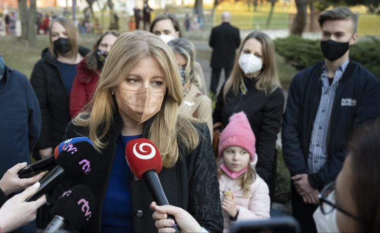Čaputová: Volanie, aby Ukrajina nedostávala vojenský materiál, nevedie k mieru