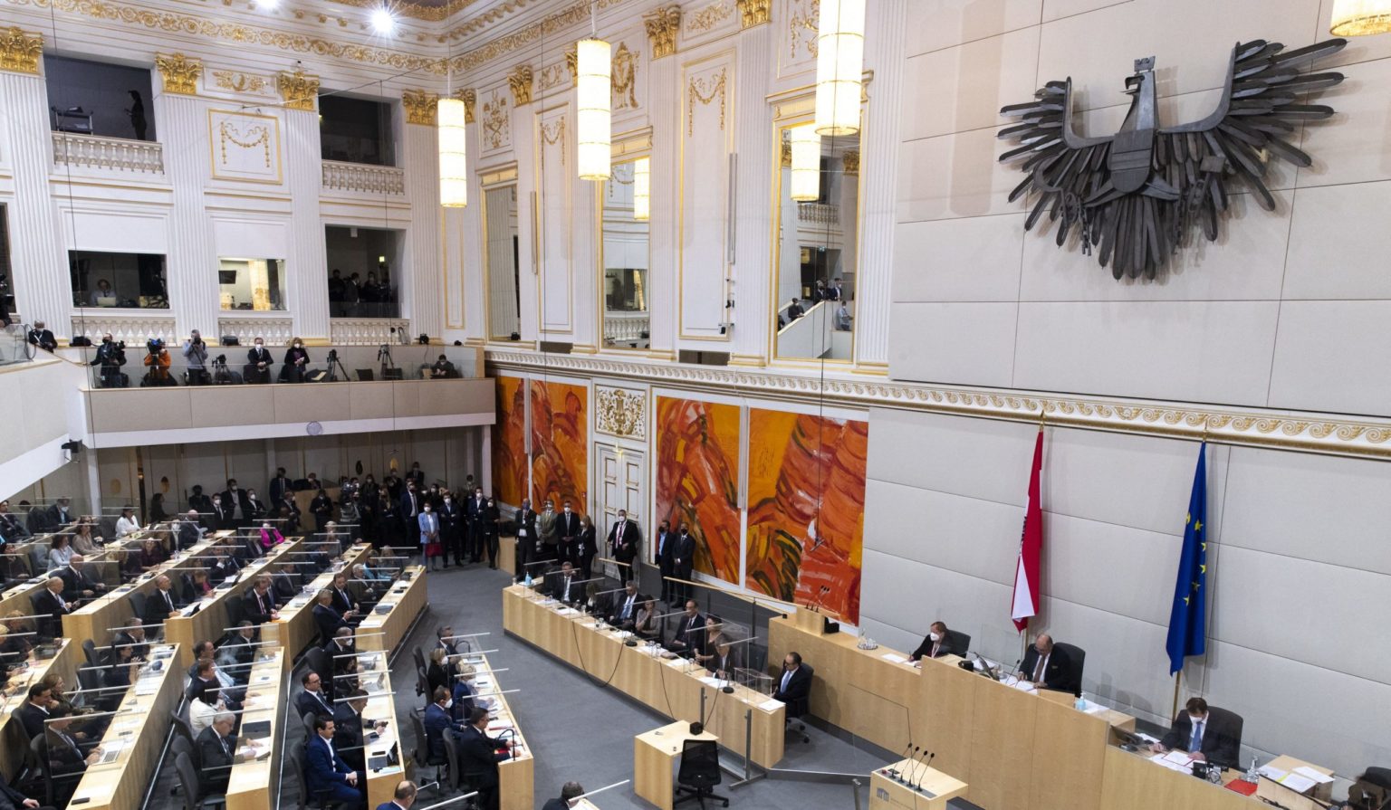 Rakúsky parlament. Foto: TASR/AP