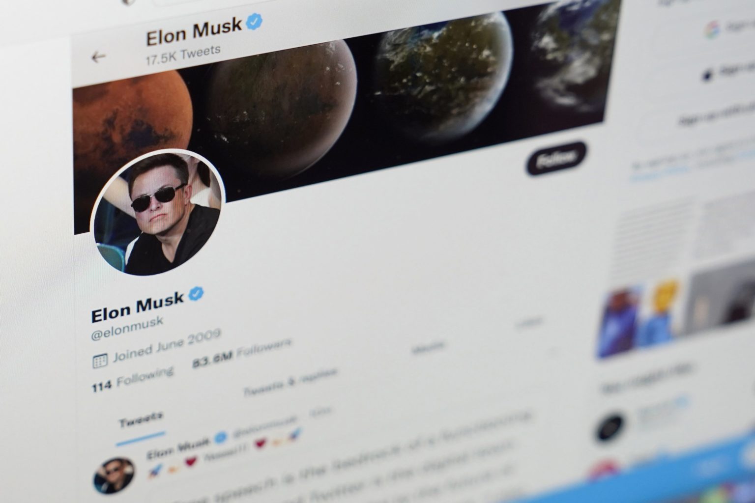 Elon Musk na Twitteri. Foto: TASR/AP
