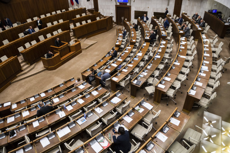 Záber zo slovenského parlamentu. Foto: Jaroslav Novák/TASR