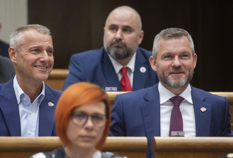 Peter Pellegrini (vpravo). Foto: TASR/Martin Baumann