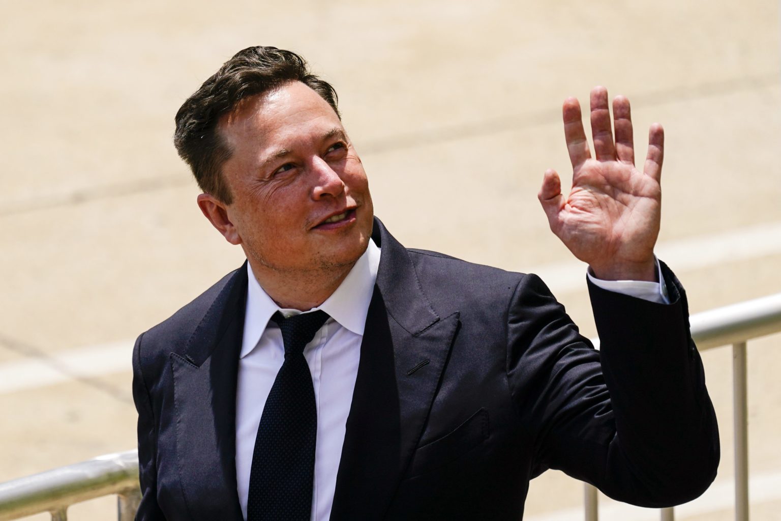 Na archívnej snímke z 13. júla 2021 Elon Musk vo Wilmingtone. Foto: TASR/AP