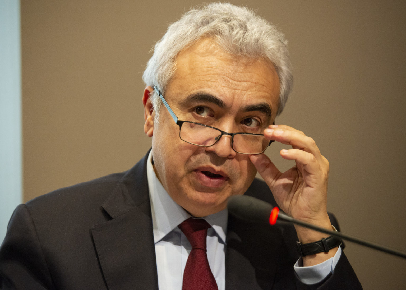 Výkonný riaditeľ Medzinárodnej agentúry pre energetiku (IEA) Fatih Birol. Foto: Jakub Kotian/TASR