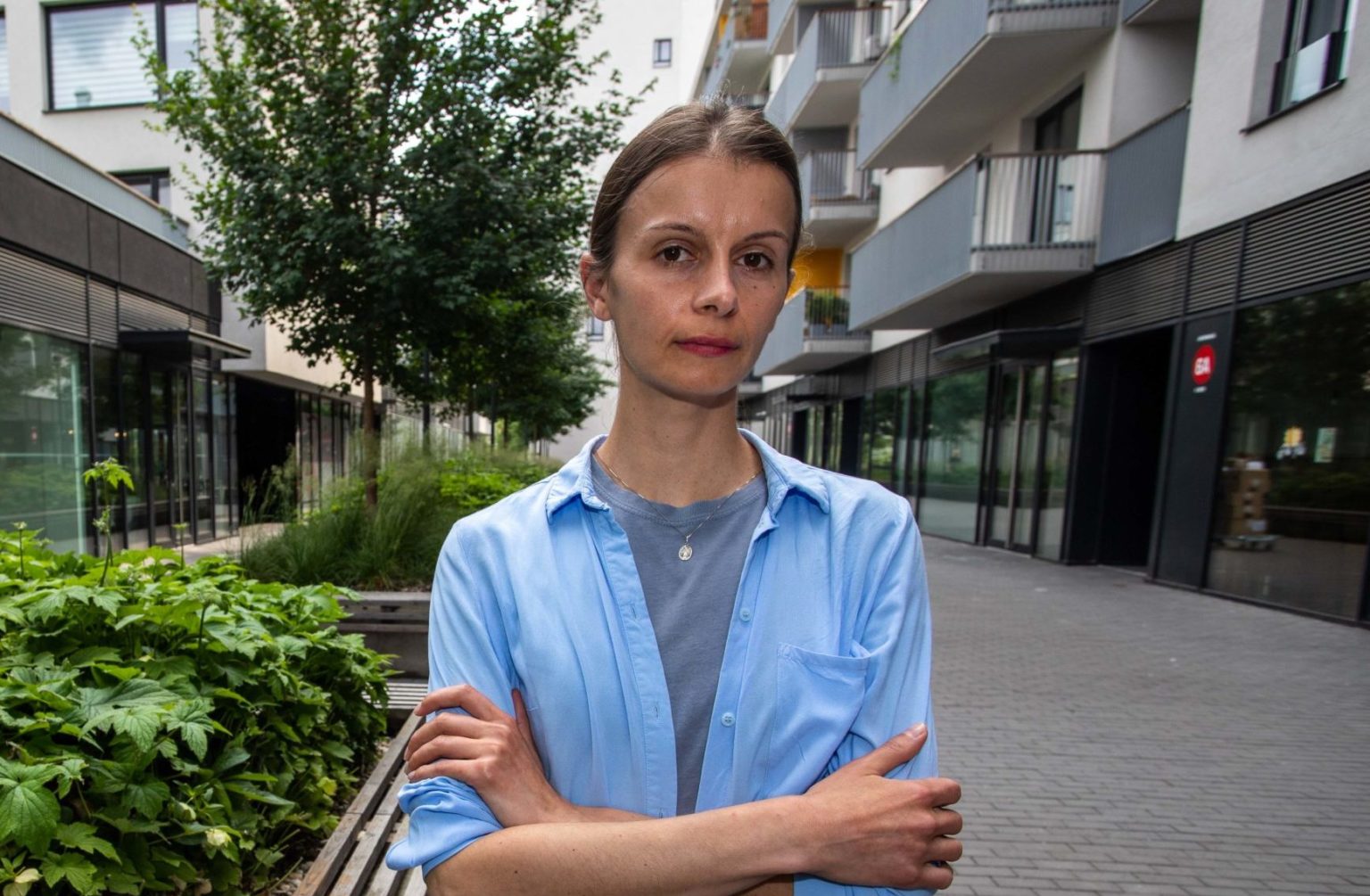 Reportérka Stanislava Harkotová.
Foto: Hugo Kollár