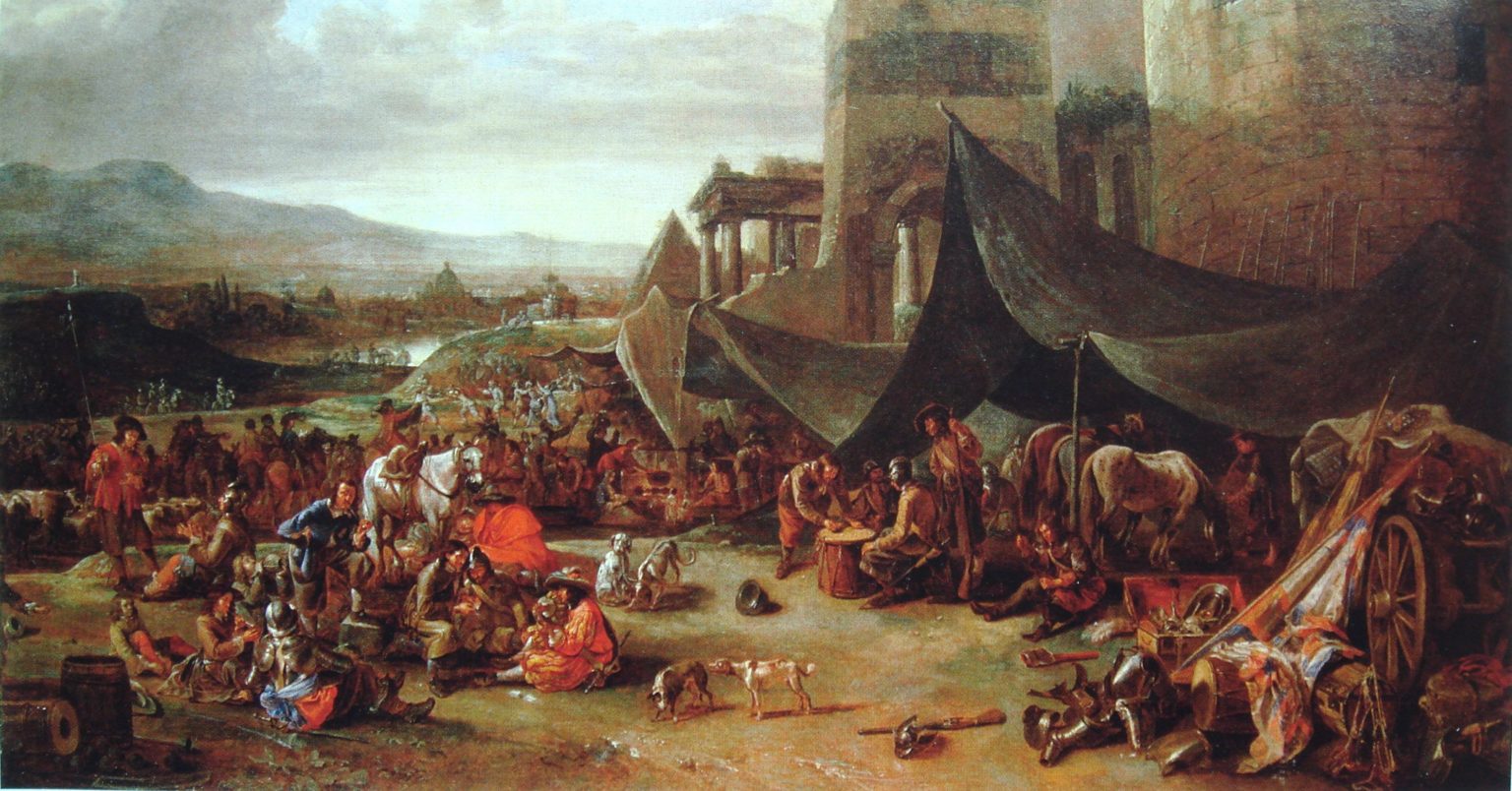 Vyplienenie Ríma v roku 1527 na obraze Johannesa Lingelbacha. Došlo k nemu len necelé štyri roky po smrti pápeža Hadriána VI. Foto: wikimedia