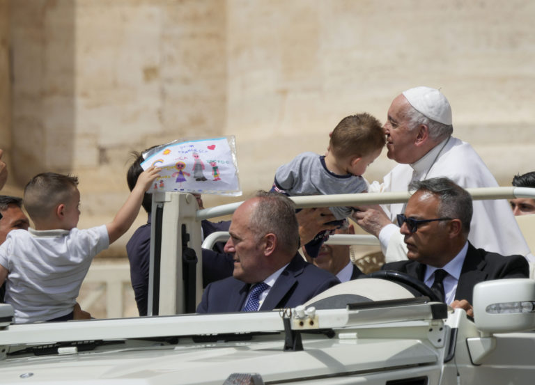 Pápež na generálnej audiencii. Foto: AP/TASR