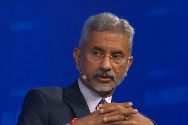 Indický minister zahraničných vecí Subrahmanyam Jaishankar na Globsecu. Foto: Youtube