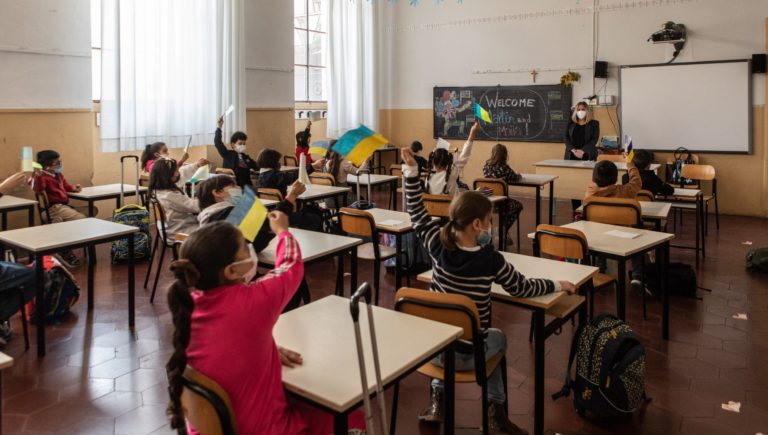 Ukrajinská škola, ilustračný obrázok. Foto: Európska komisia