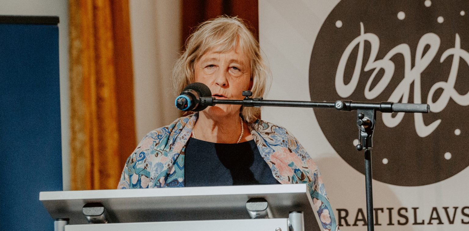 Christl Vonholdt. Foto: Bratislavské Hanusove dni