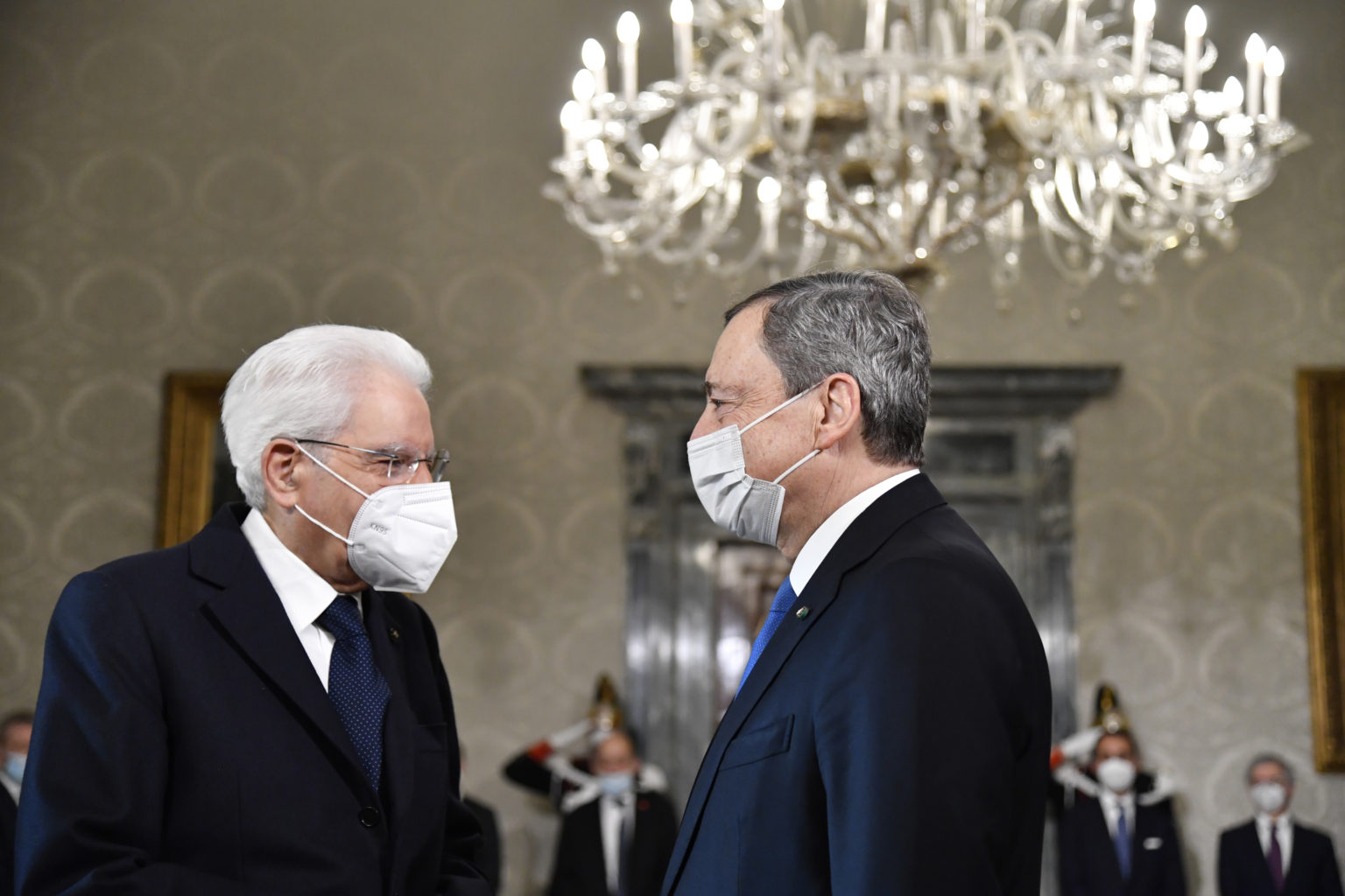 Prezident odmieta demisiu premiéra Draghiho. Foto: AP/TASR