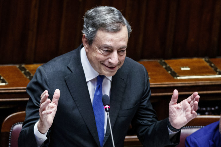 Mario Draghi. Foto: TASR/AP
