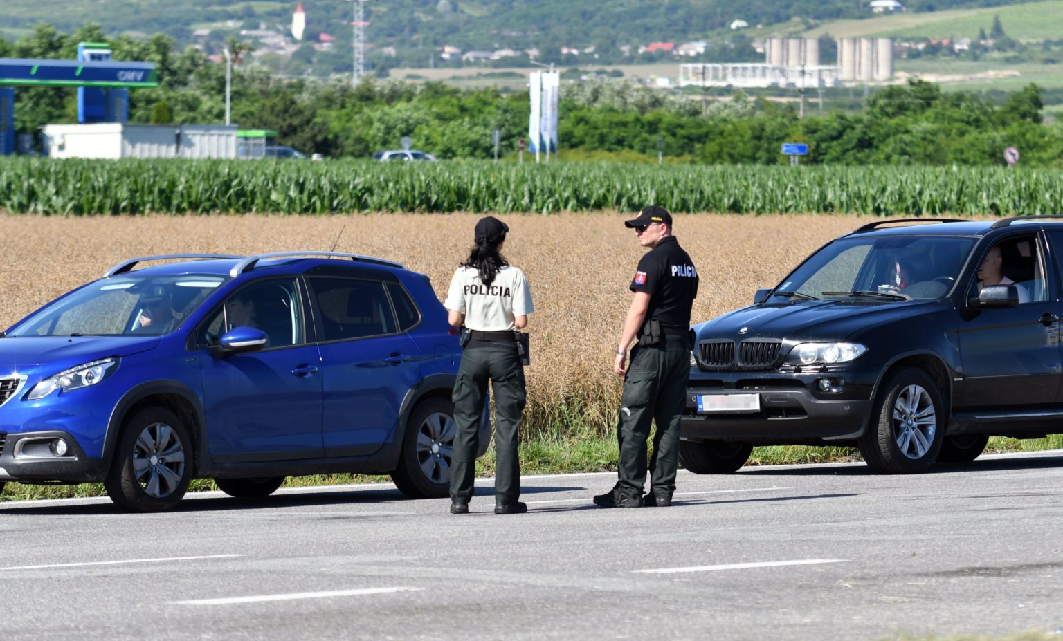 Policajná kontrola, ilustračný obrázok. Foto: Roman Hanc/TASR