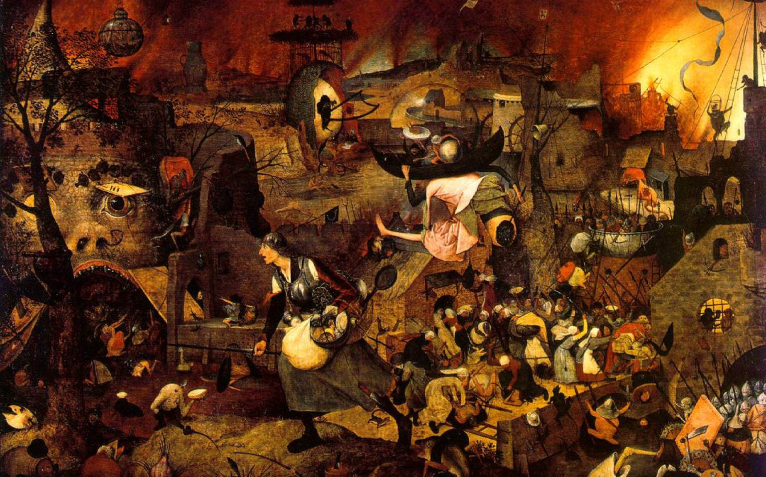 Bláznivá Markéta, Pieter Bruegel st. Foto: wikimedia commons, Muzeum Mayer van den Bergh
