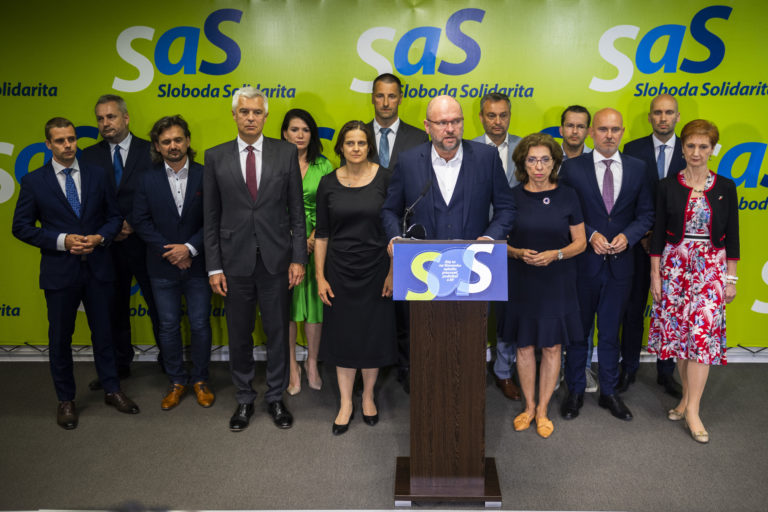 SaS: Ak Matovič nepodá demisiu, odídeme z vlády