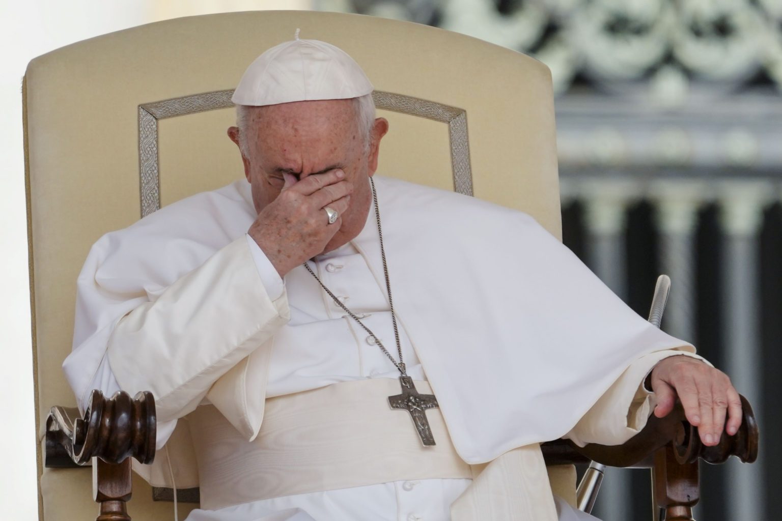 Pápež na generálnej audiencii. Foto: AP/TASR