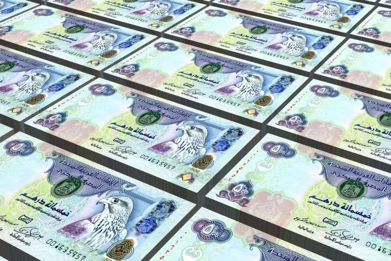 Dirham, mena Spojených  arabských emirátov. Foto: Pixabay