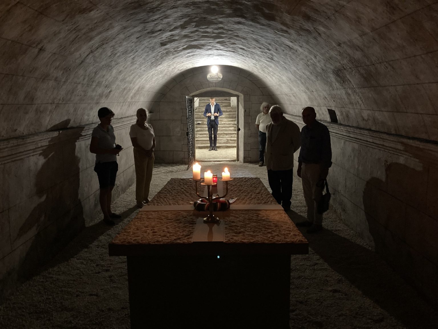 Rodinná hrobka Esterháziovcov v krypte pod katedrálou sv. Jána Krstiteľa v Trnave. Foto: redakcia