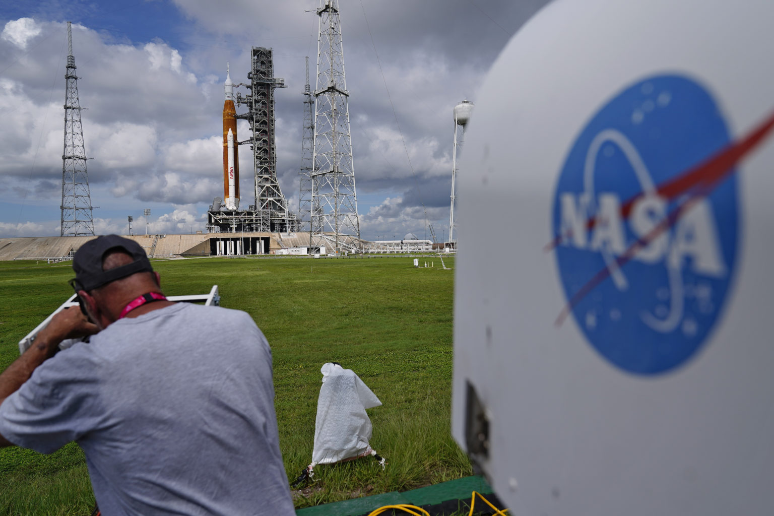 Ilustračná fotografia. Superťažká raketa SLS v rámci misie Artemis. Foto: TASR/AP