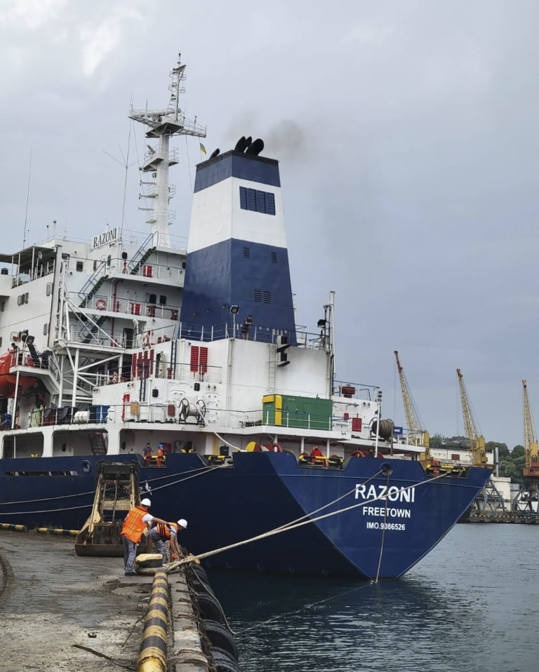 Druhá loď s ukrajinským obilím dorazila cez dočasný koridor do Turecka