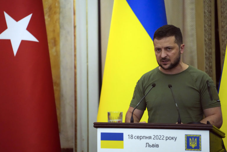 Ukrajinský prezident Volodymyr Zelenskyj. Foto: TASR/AP