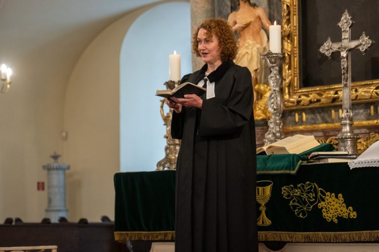 Anna Polcková na konferencii. Foto: Staré Lýceum/Facebook