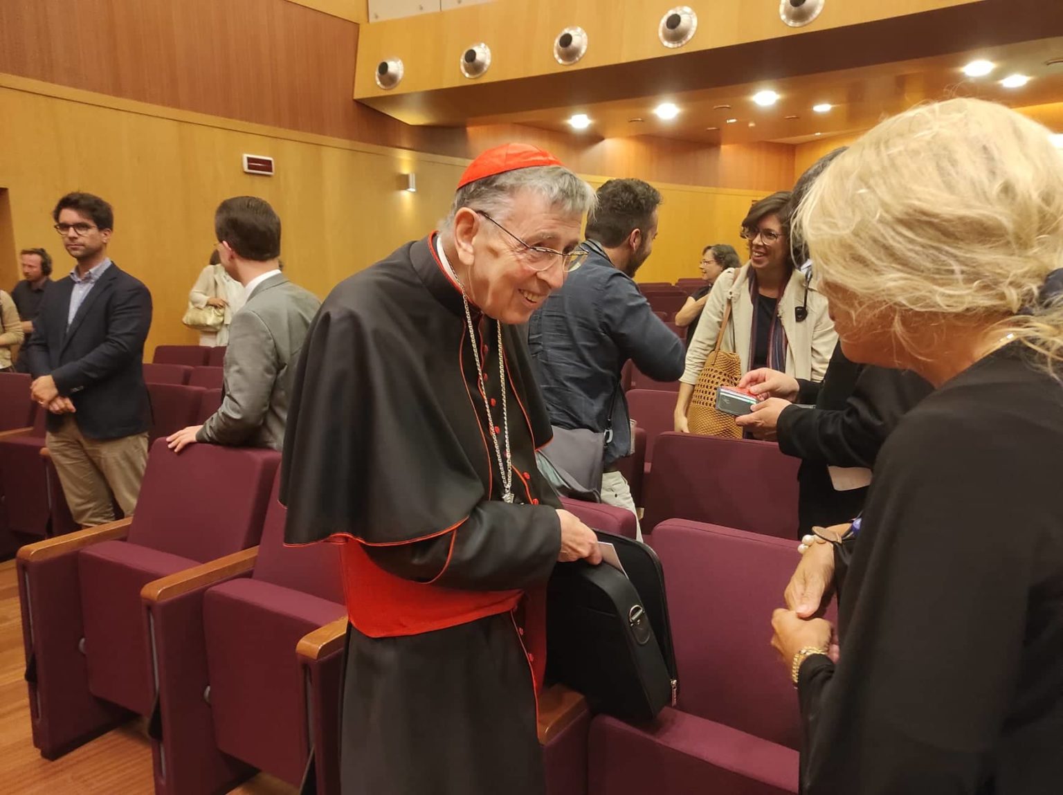 Kardinál Kurt Koch na teologickej konferencii v Ríme. Foto: Bohumil Petrík