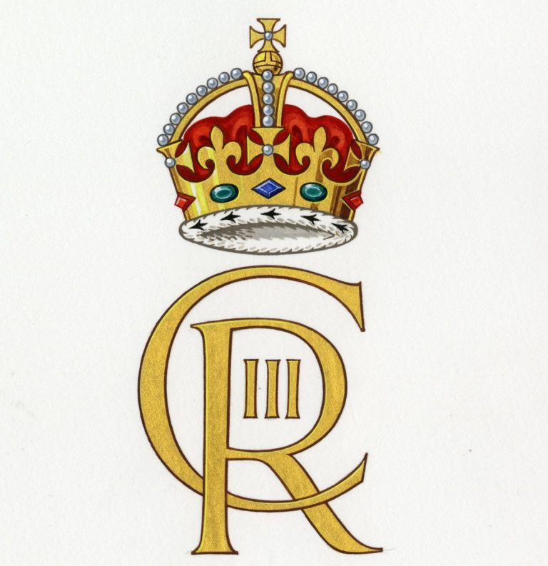 Monogram Karola III. Foto: Twitter