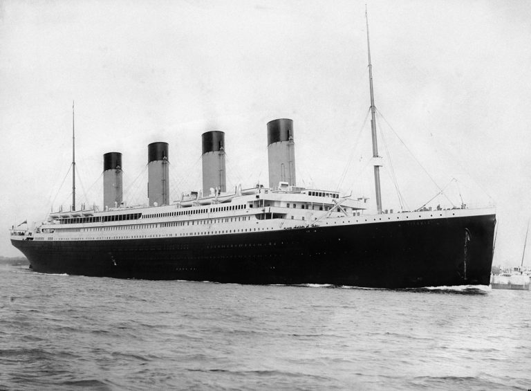 RMS Titanic na dobovej fotografii v apríli 1912. Foto: Wikipédia/Francis Godolphin Osbourne Stuart