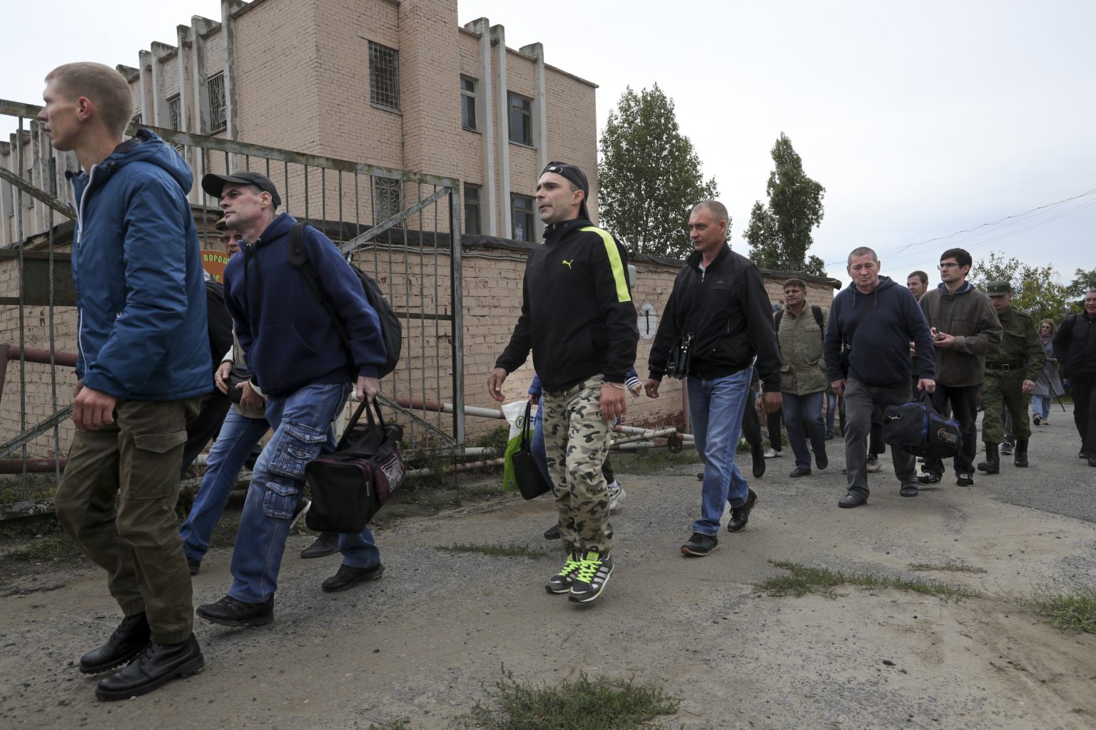 Ilustračná fotka. Ruskí branci vo Volgograde.
Foto: TASR/AP