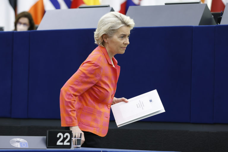 Šéfka eurokomisie Ursula von der Leyenová. Foto: TASR/AP