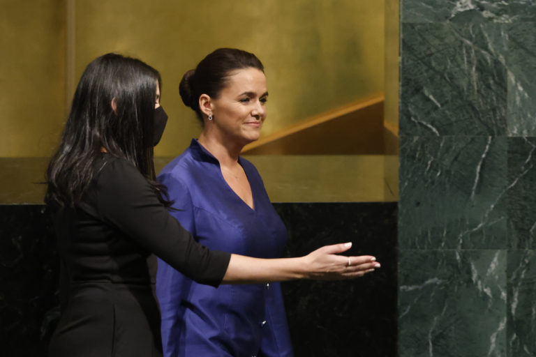 Maďarská prezidentka Nováková je už v Kyjeve