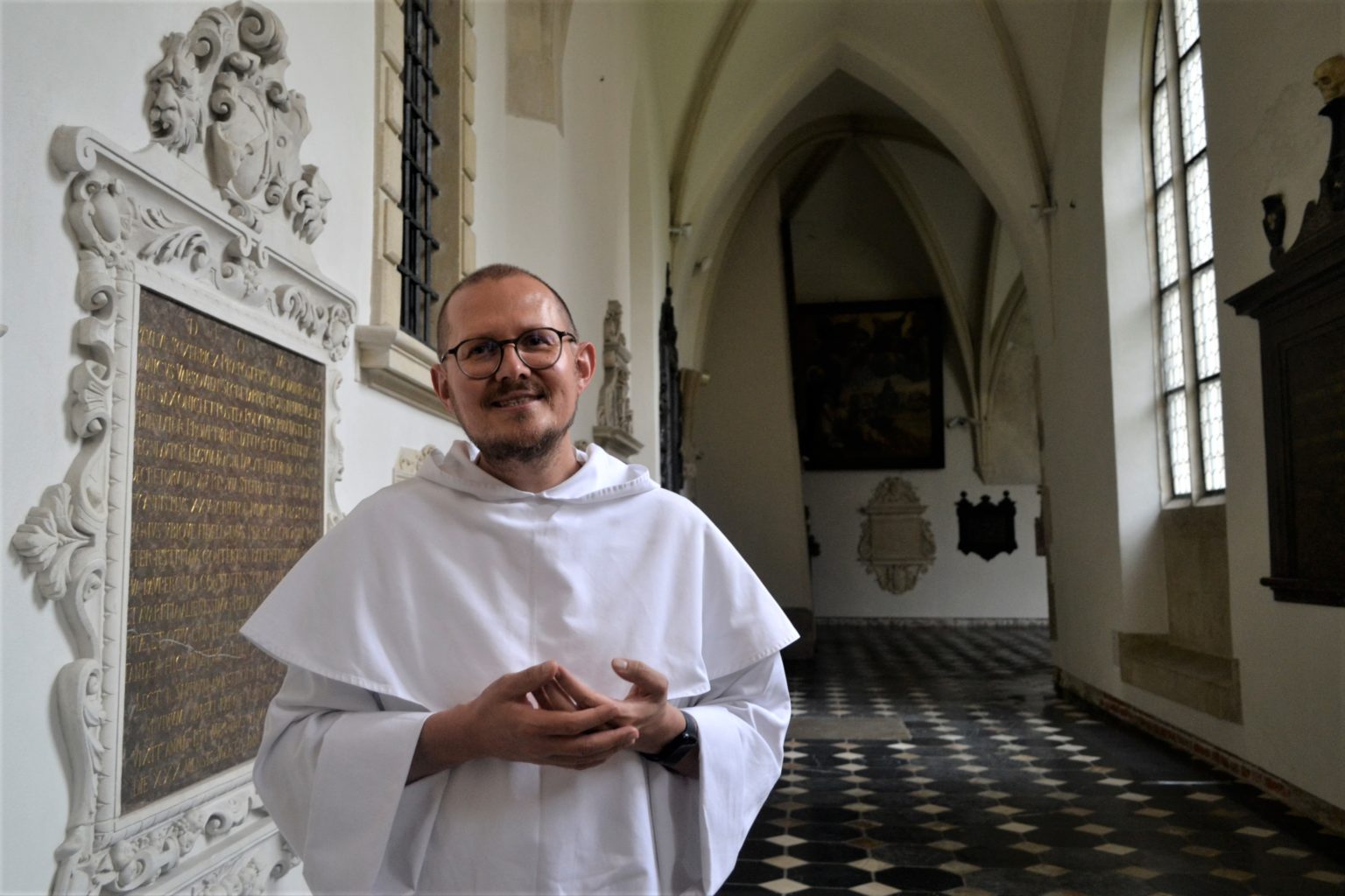 Riaditeľ Dominikánskeho liturgického strediska v Krakove Łukasz Miśko OP. Foto: Anna Čujová