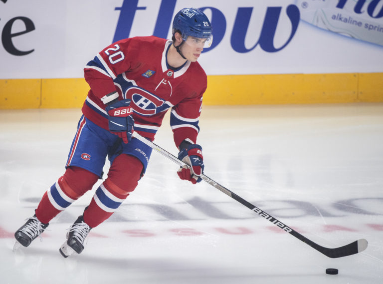 Juraj Slafkovský v drese Montrealu. Foto: TASR/AP