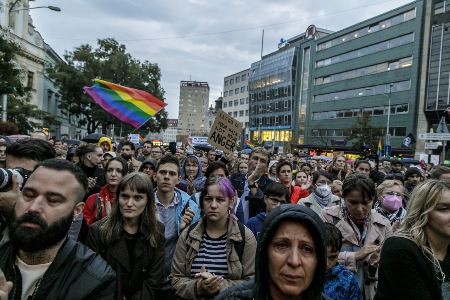 Pochod za odsúdenie nenávisti voči LGBTI komunite. Ilustračná snímka. Zdroj: Dano Veselský/TASR