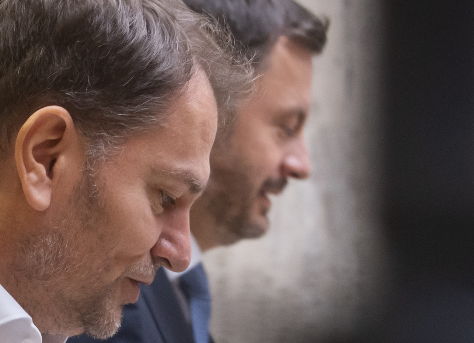 Igor Matovič a Eduard Heger. Foto: Martin Baumann/TASR.