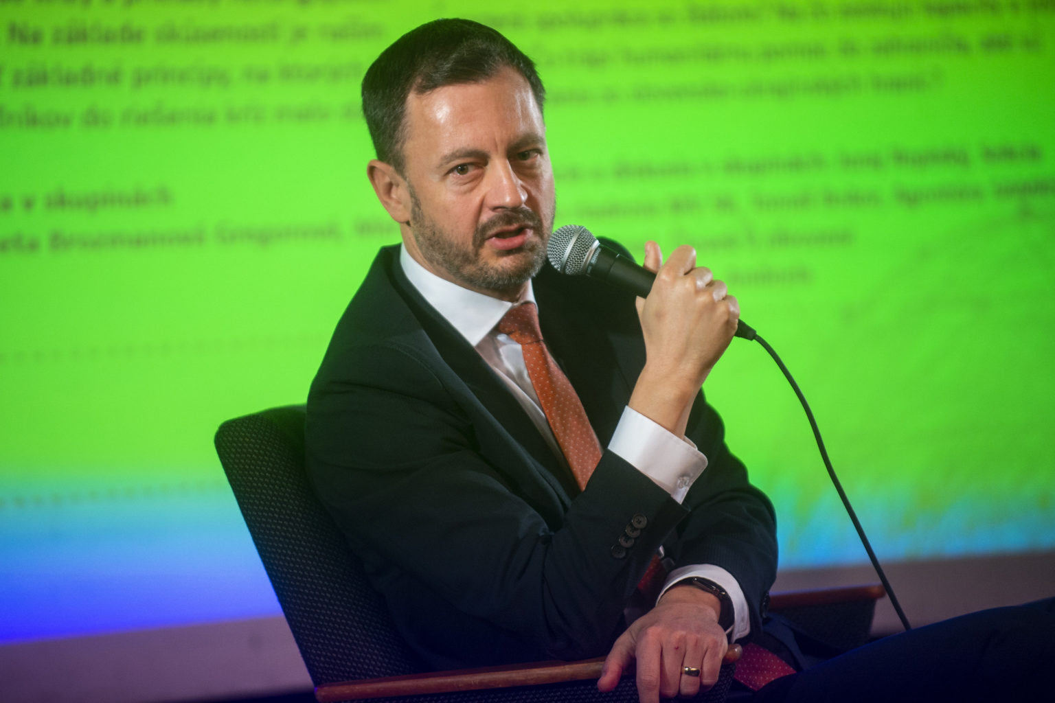 Eduard Heger. Foto: Jakub Kotian/TASR